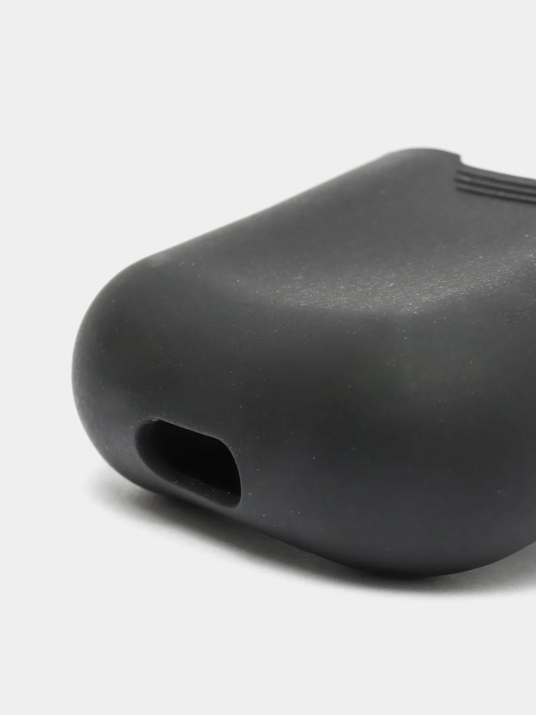 Черный чехол для Airpods 2, Airpods 1, силикон