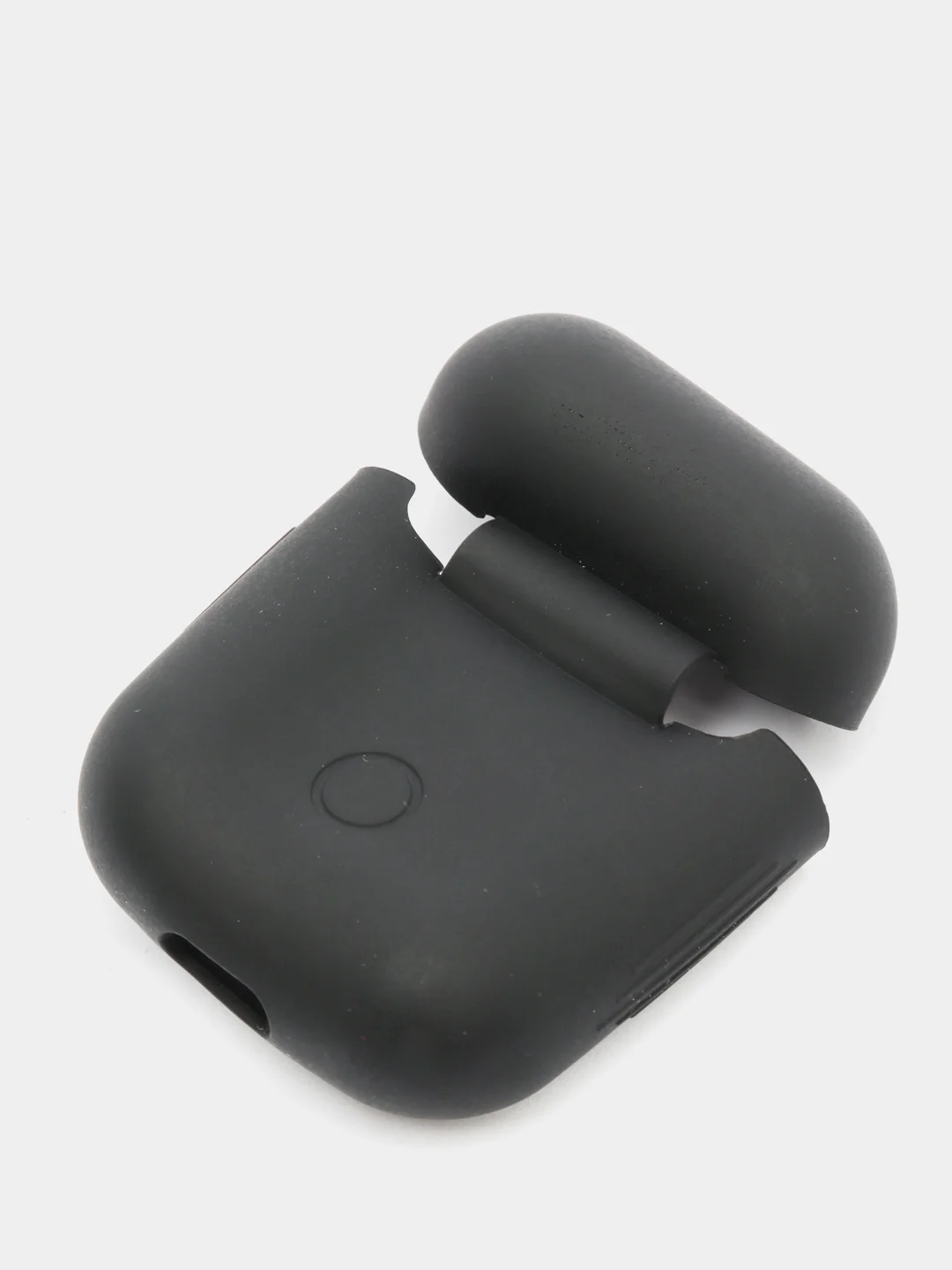 Черный чехол для Airpods 2, Airpods 1, силикон
