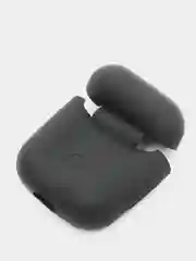 Черный чехол для Airpods 2, Airpods 1, силикон