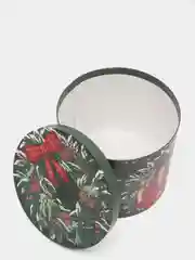 Бордовый подарочные коробки "Happy new year"