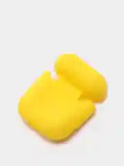 Желтый чехол для Airpods 2, Airpods 1, силикон
