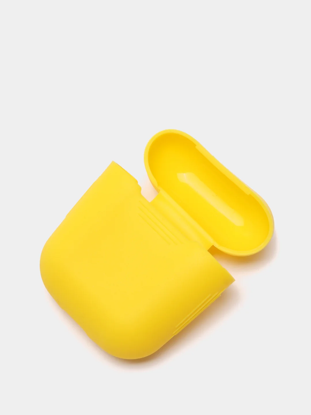 Желтый чехол для Airpods 2, Airpods 1, силикон