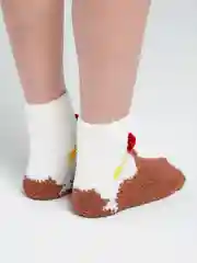 Молочный детские тёплые носки из флиса