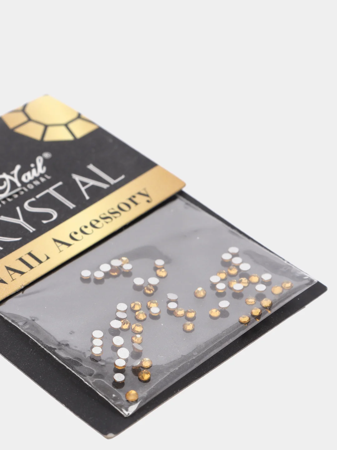 Светло-жёлтый jess NAIL Стразы для дизайна ногтей, 30 шт пакет