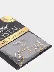 Светло-жёлтый jess NAIL Стразы для дизайна ногтей, 30 шт пакет