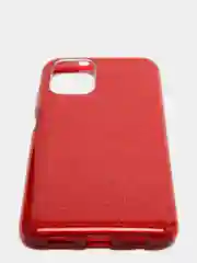 Красный чехол Xiaomi Redmi Note 10 / Redmi Note 10S / Poco M5s, Редми Нот 10, блестящий сияющий