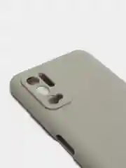 Серый чехол силиконовый Xiaomi Redmi Note 10T / POCO M3 Pro, матовый, цветной