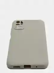 Серый чехол силиконовый Xiaomi Redmi Note 10T / POCO M3 Pro, матовый, цветной