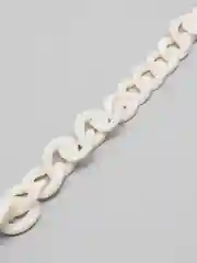 Белый цепочка для очков объемная, 3 цвета