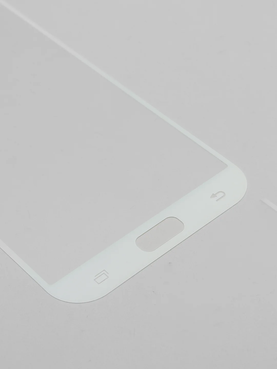 Белый защитное стекло Samsung A7 2016