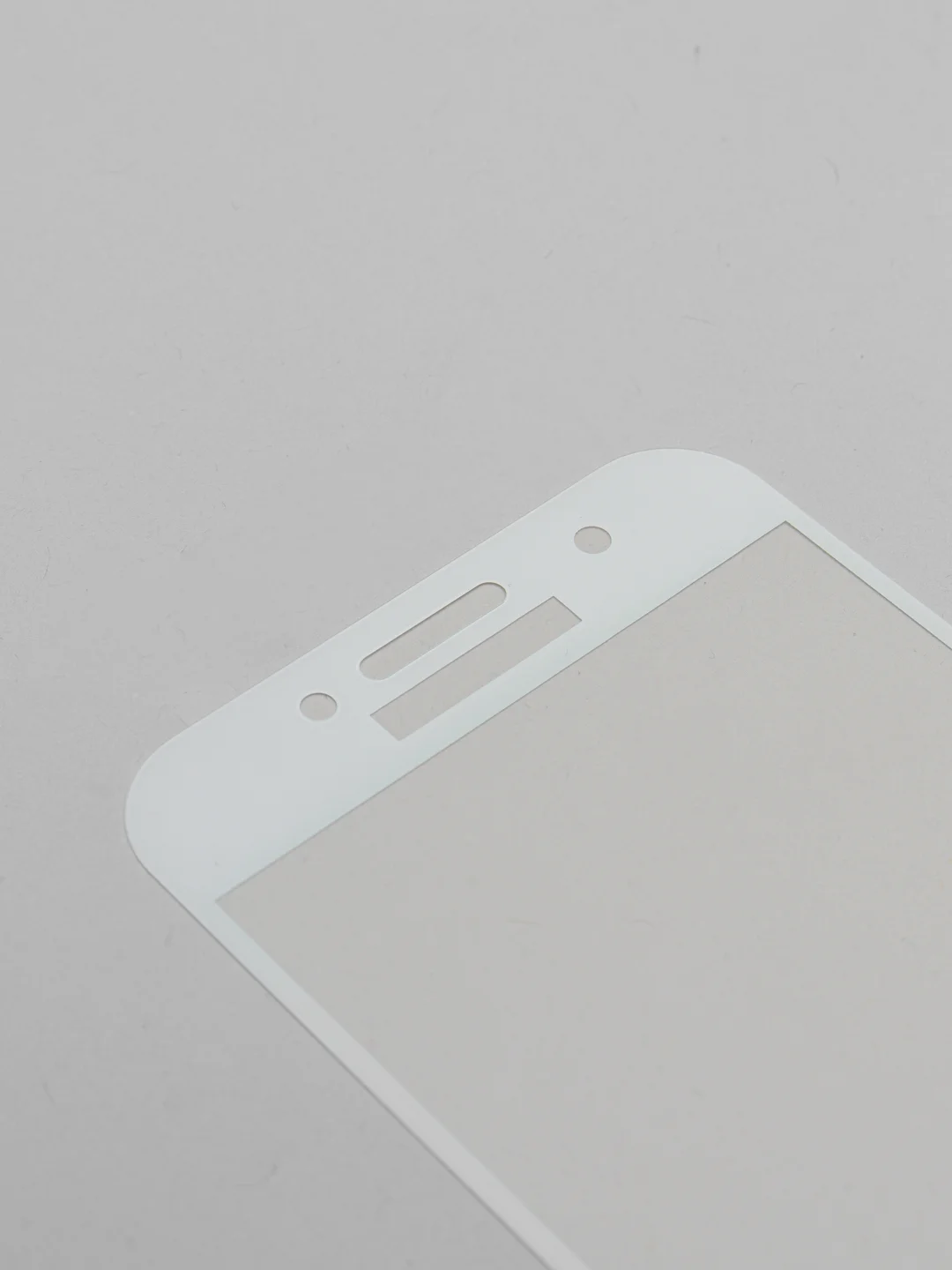 Белый защитное стекло Samsung A3 2017