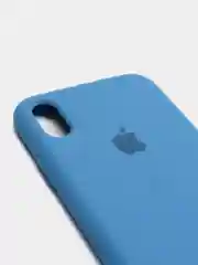 Синий меланж чехол силиконовый для iPhone  Silicone 7/8/,7/8 Plus,X/ XS,XS Max,XR,11,11 Pro,11 Pro Max