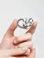 Золотой брошь "Ящерица", со стразами, 2 цвета