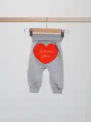 Штанишки "Love you", серый, рост 62-68 см