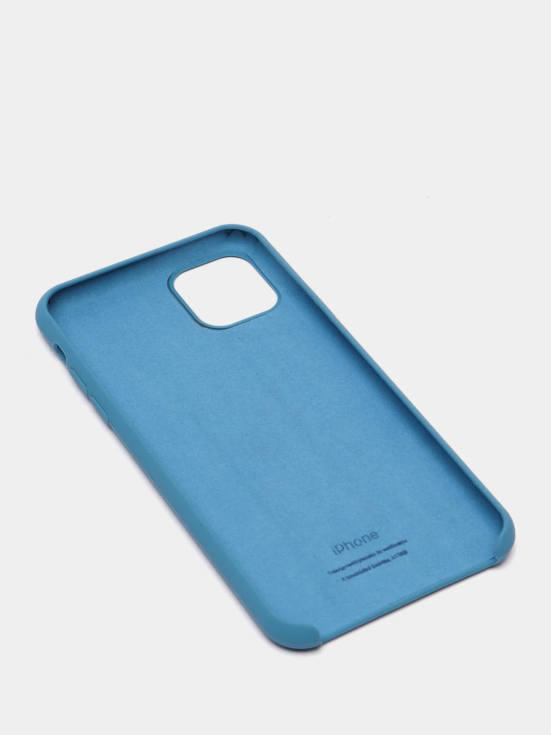 Голубой чехол силиконовый для iPhone  Silicone 7/8/,7/8 Plus,X/ XS,XS Max,XR,11,11 Pro,11 Pro Max