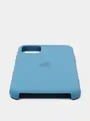 Голубой чехол силиконовый для iPhone  Silicone 7/8/,7/8 Plus,X/ XS,XS Max,XR,11,11 Pro,11 Pro Max