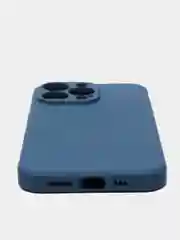 Темно-синий чехол с защитой камеры и мягкой подкладкой для iPhone 13 / 13 Pro / 12 Pro, 12 Pro Max, 11