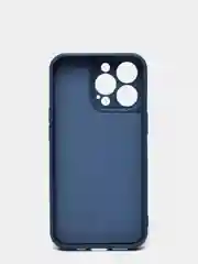 Темно-синий чехол с защитой камеры и мягкой подкладкой для iPhone 13 / 13 Pro / 12 Pro, 12 Pro Max, 11