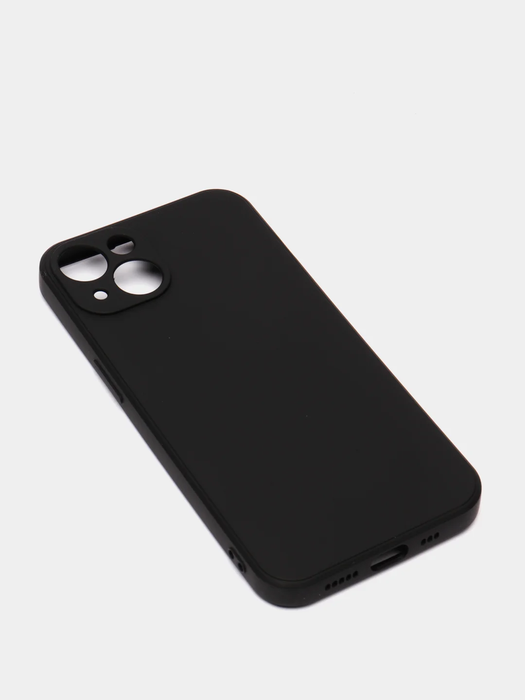 Черный чехол с защитой камеры и мягкой подкладкой для iPhone 13 / 13 Pro / 12 Pro, 12 Pro Max, 11