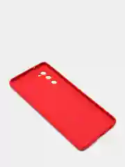 Красный чехол с бархатом внутри Samsung S20 FE