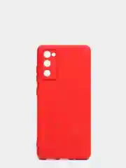 Красный чехол с бархатом внутри Samsung S20 FE