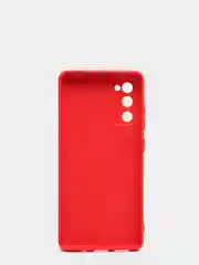 Красный чехол с бархатом внутри Samsung S20 FE