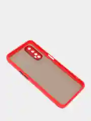 Красный чехол для REALME NARZO 30 4G, с защитой камеры
