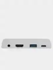 Переходник разветвитель 4K Type-C в HDMI + USB 3.0 + Type-C + Audio 3.5mm 4 в 1