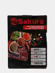 Весы кухонные Sakura SA-6077DS электронные, cпеции/темное дерево, до 8кг