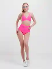 Розовый купальник женский, раздельный