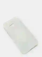 Красный чехол Samsung Galaxy A7 2017 / SM-A720, Галакси А7 2017, силиконовый с мраморным рисунком