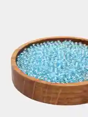 Ледяной чешский бисер Preciosa 10/0, Transparent sfinx, 10 и 50 грамм