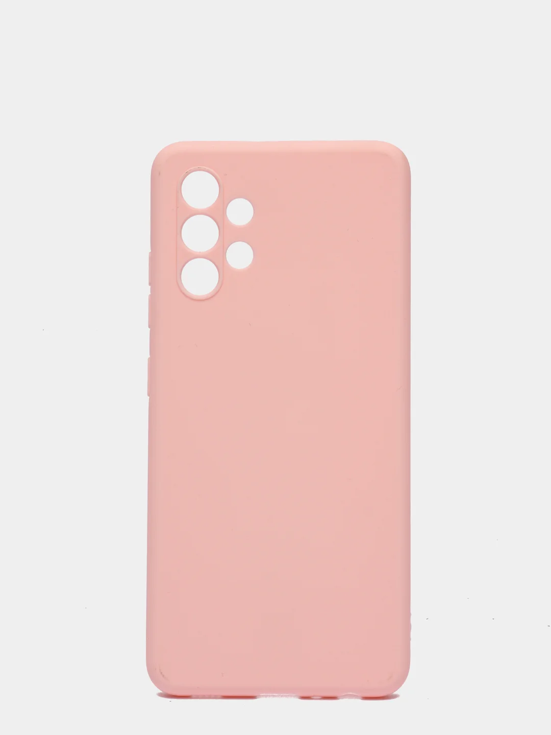 Розовый чехол для Samsung A32 4G цветной матовый