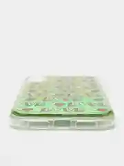 Лайм чехол на айфон iPhone 12 mini, чехол с переливающимся песком