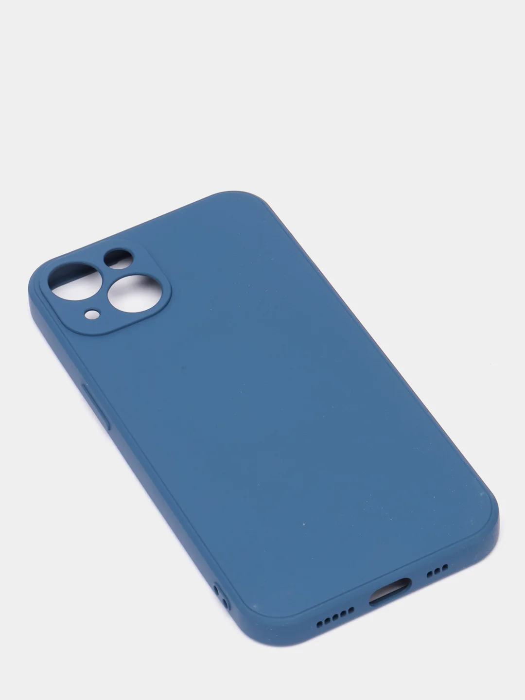 Темно-синий чехол с защитой камеры и мягкой подкладкой для iPhone 13 / 13 Pro / 12 Pro, 12 Pro Max, 11