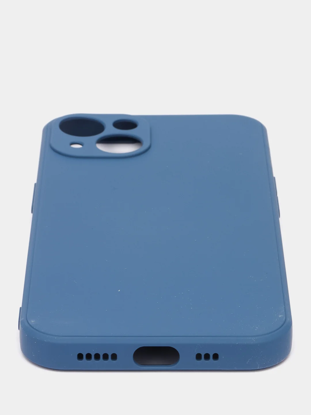 Темно-синий чехол с защитой камеры и мягкой подкладкой для iPhone 13 / 13 Pro / 12 Pro, 12 Pro Max, 11