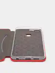 Красный чехол-книжка на Huawei Honor 9 Lite, Хуавей Хонор 9 Лайт