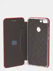 Красный чехол-книжка на Huawei Honor 9 Lite, Хуавей Хонор 9 Лайт