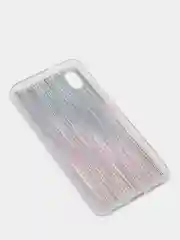 Розовый чехол Xiaomi Redmi 7A, Сяоми Редми 7А силиконовый с мраморным рисунком