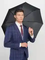 Зонт автоматический черный