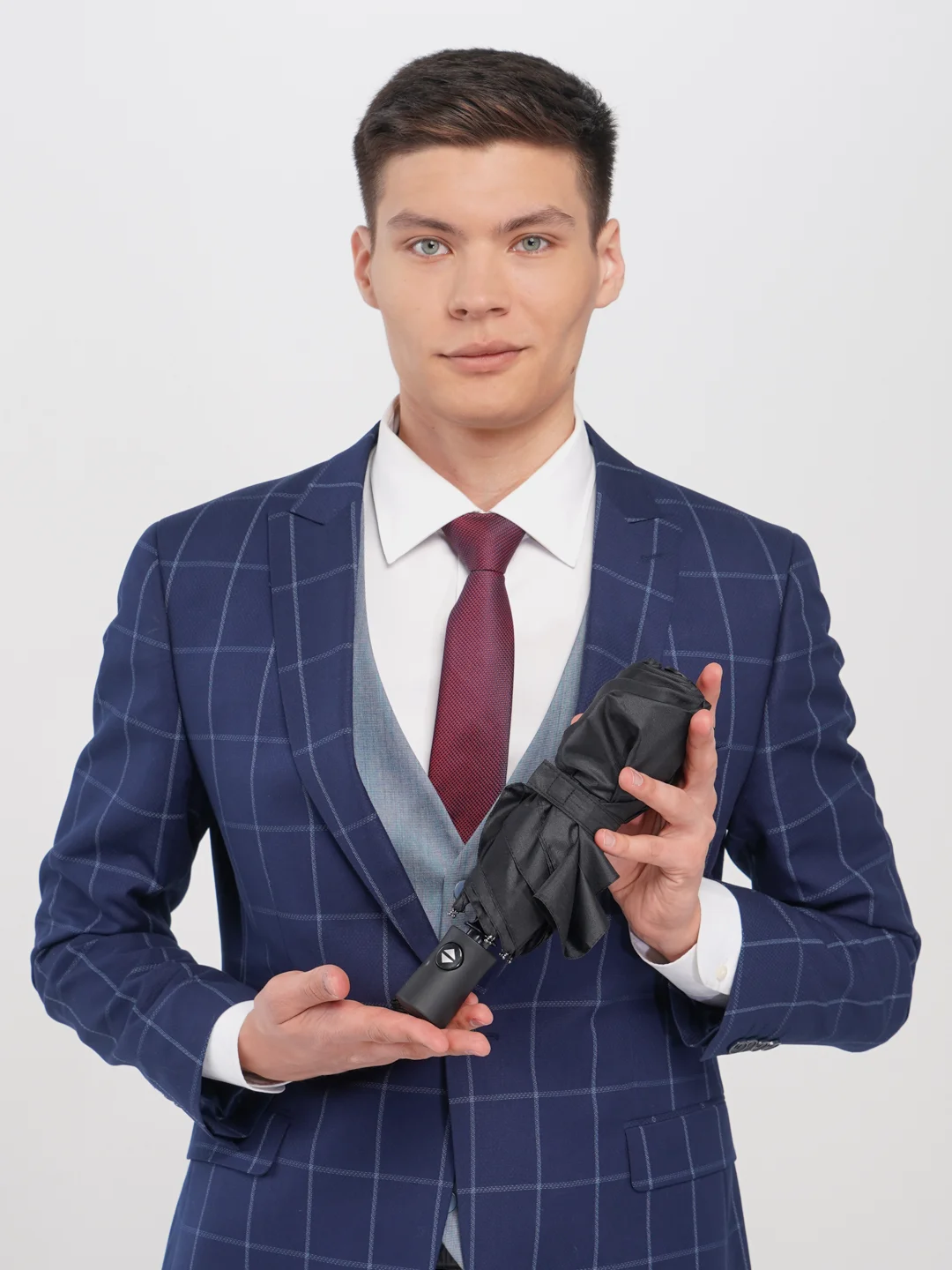 Зонт автоматический черный