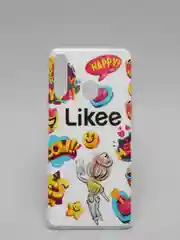 Серый меланж чехол Samsung Galaxy A20s, Самсунг Галакси А20с с рисунком
