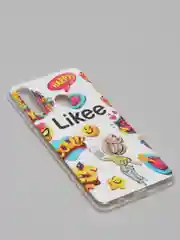 Серый меланж чехол Samsung Galaxy A20s, Самсунг Галакси А20с с рисунком