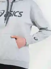 Толстовка женская Asics с капюшоном и карманом в виде кенгуру спереди