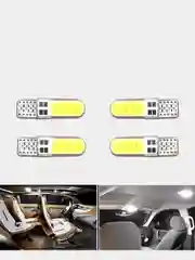 Белый автомобильная светодиодная габаритная LED лампа T10 W5W, для фар и салона автомобиля