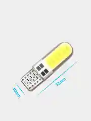 Белый автомобильная светодиодная габаритная LED лампа T10 W5W, для фар и салона автомобиля