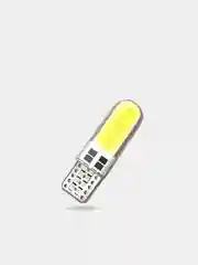 Белый автомобильная светодиодная габаритная LED лампа T10 W5W, для фар и салона автомобиля