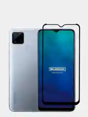 Защитное стекло OPPO Realme 6i / Realme C3 / Realme 5 / Realme C15 - черное