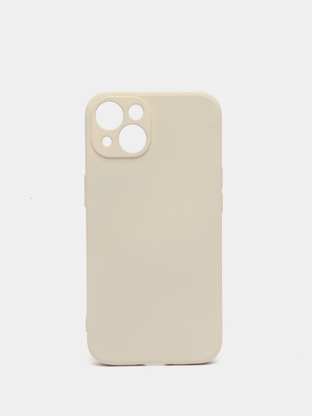 Белый чехол iPhone 13 Pro Max, силиконовый на айфон про макс