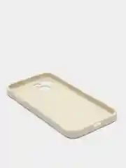 Белый чехол iPhone 13 Pro Max, силиконовый на айфон про макс